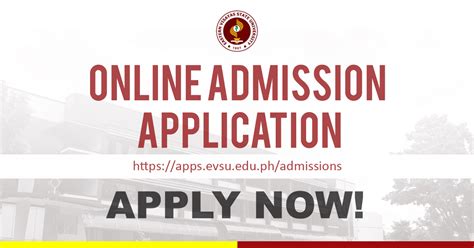 https //apps.evsu.edu.ph/admission/confirmation login|CvSU Online Admission System 4.0 .